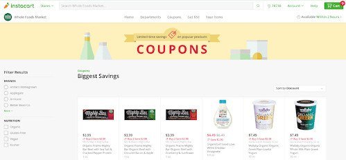 instacart get paid to shop app